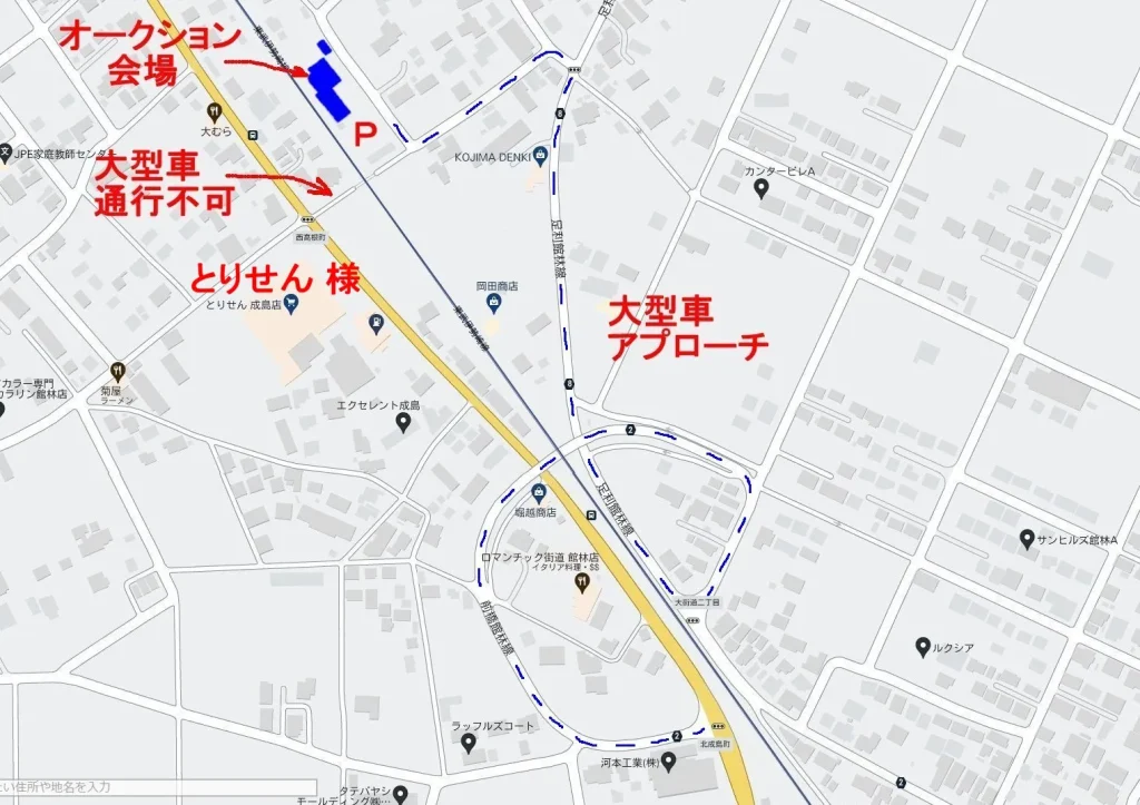 市場会場案内マップ